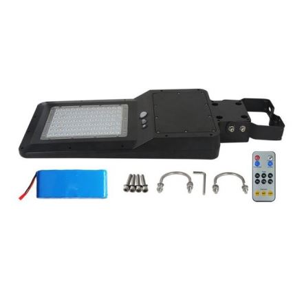 LED Solarna ulična svetiljka sa senzorom LED/40W/9,6V IP65 4000K + Daljinski upravljač