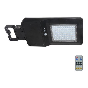 LED Solarna ulična svetiljka sa senzorom LED/40W/9,6V IP65 6000K + Daljinski upravljač
