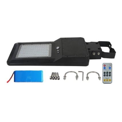 LED Solarna ulična svetiljka sa senzorom LED/40W/9,6V IP65 6000K + Daljinski upravljač