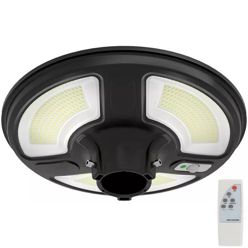 LED Solarna ulična svetiljka sa senzorom LED/7,5W/3,2V IP65 4000K + Daljinski upravljač