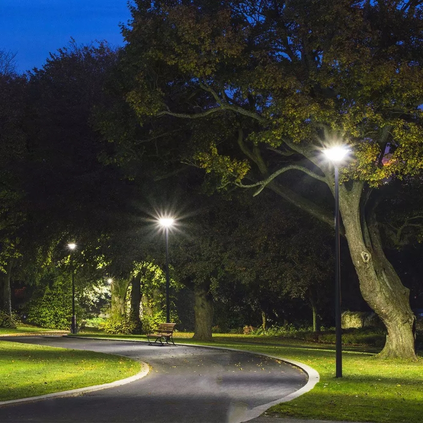 LED Solarna ulična svetiljka sa senzorom LED/7,5W/3,2V IP65 4000K + Daljinski upravljač