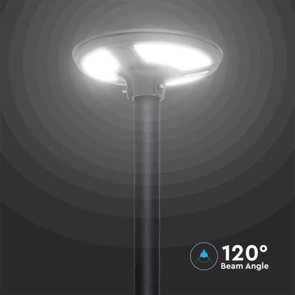LED Solarna ulična svetiljka sa senzorom LED/7,5W/3,2V IP65 4000K + Daljinski upravljač