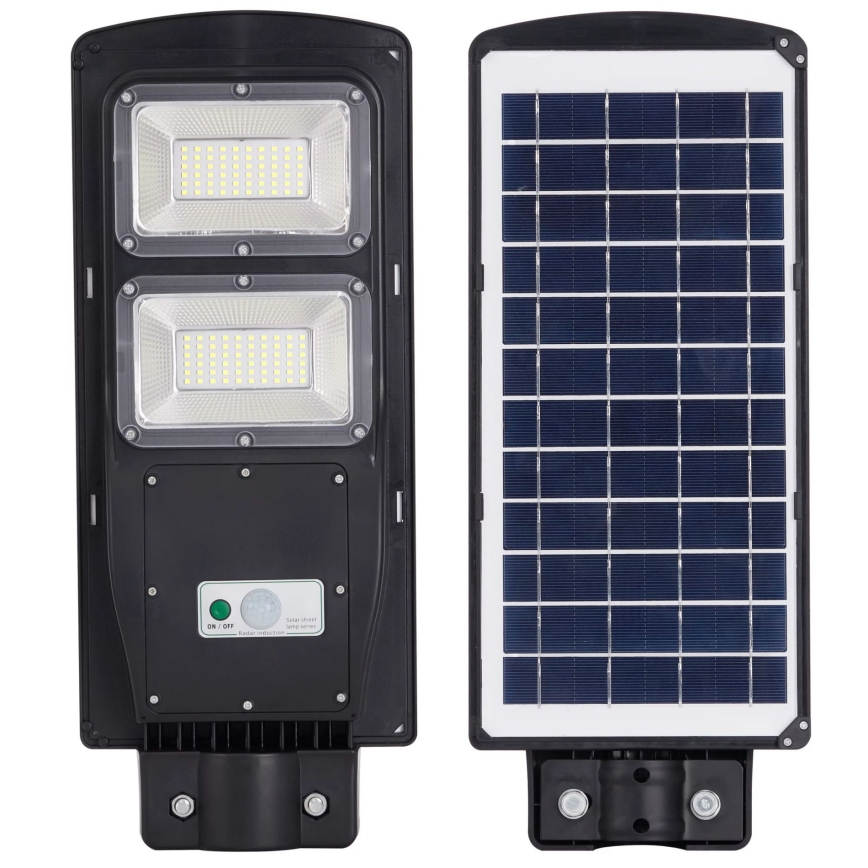 LED Solarna ulična svetiljka sa senzorom STREET 2xLED/6W/3,2V IP65 + Daljinski upravljač