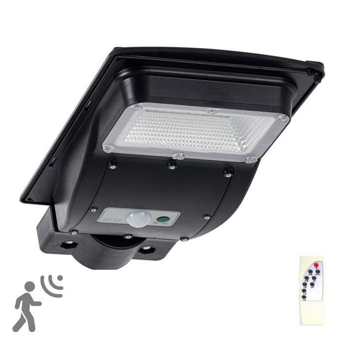 LED Solarna ulična svetiljka sa senzorom STREET LED/3W/3,2V IP65 + Daljinski upravljač