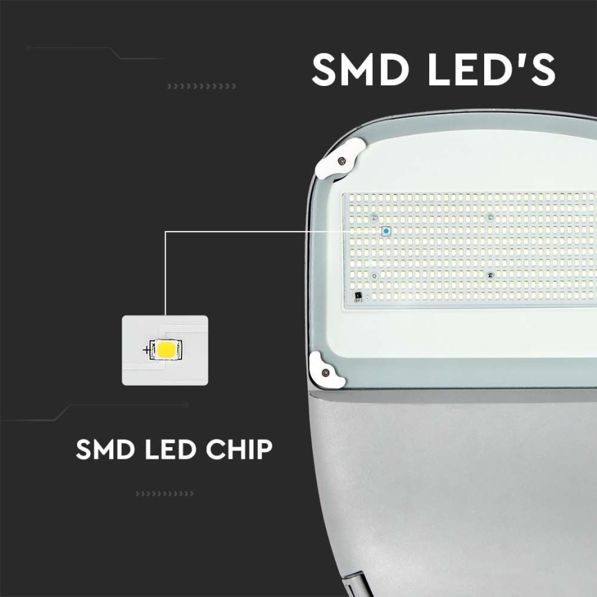 LED Prigušiva solarna ulična lampa SAMSUNG CHIP LED/50W/6,4V 4000K IP65 + Daljinski upravljač