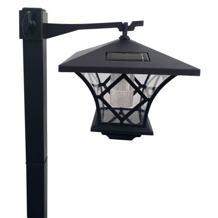 LED solarna vanjska lampa 3u1 LED/1,2V IP44 crno