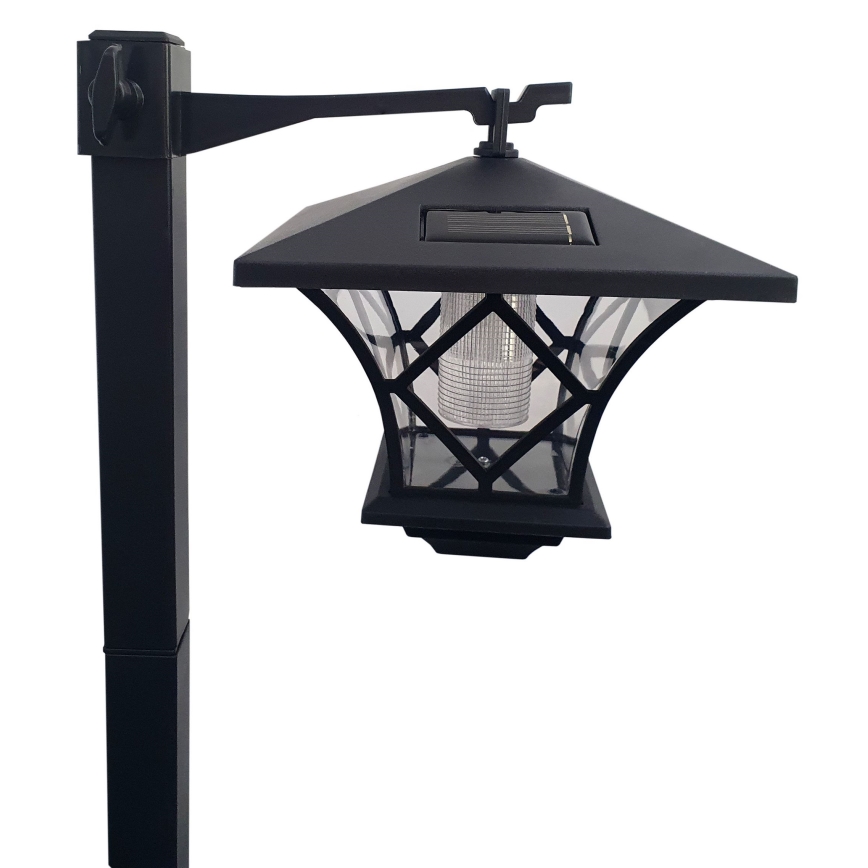 LED solarna vanjska lampa 3u1 LED/1,2V IP44 crno
