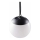 LED Solarna viseća lampa KIARA LED/1,2V IP44 crno