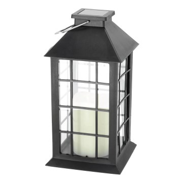 LED Solarna viseća lampa LED/0,02W/1,2V 2700K IP44 crno
