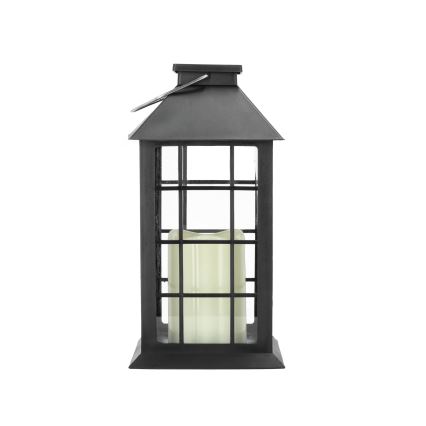 LED Solarna viseća lampa LED/0,02W/1,2V 2700K IP44 crno
