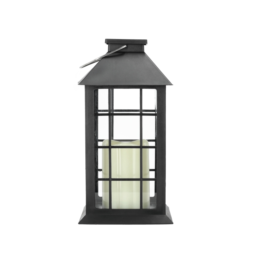 LED Solarna viseća lampa LED/0,02W/1,2V 2700K IP44 crno