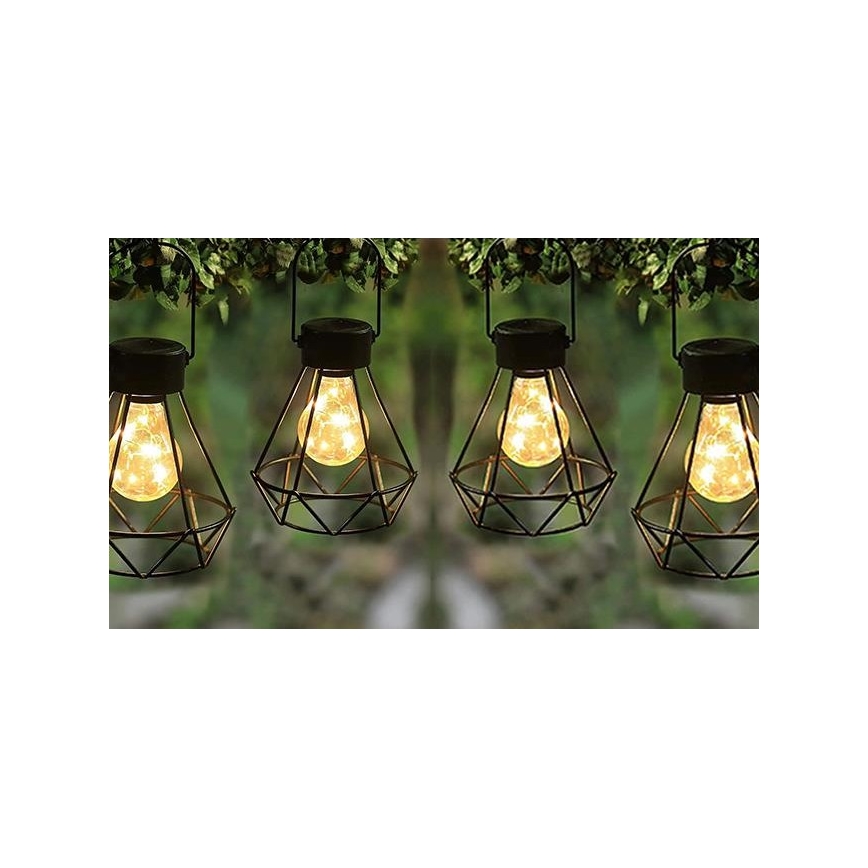 LED Solarna viseća lampa LED/0,1W/1,2V pr. 13 cm