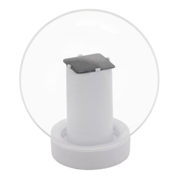 LED solarna vodootporna lampa LED/900mAh IP68 bela
