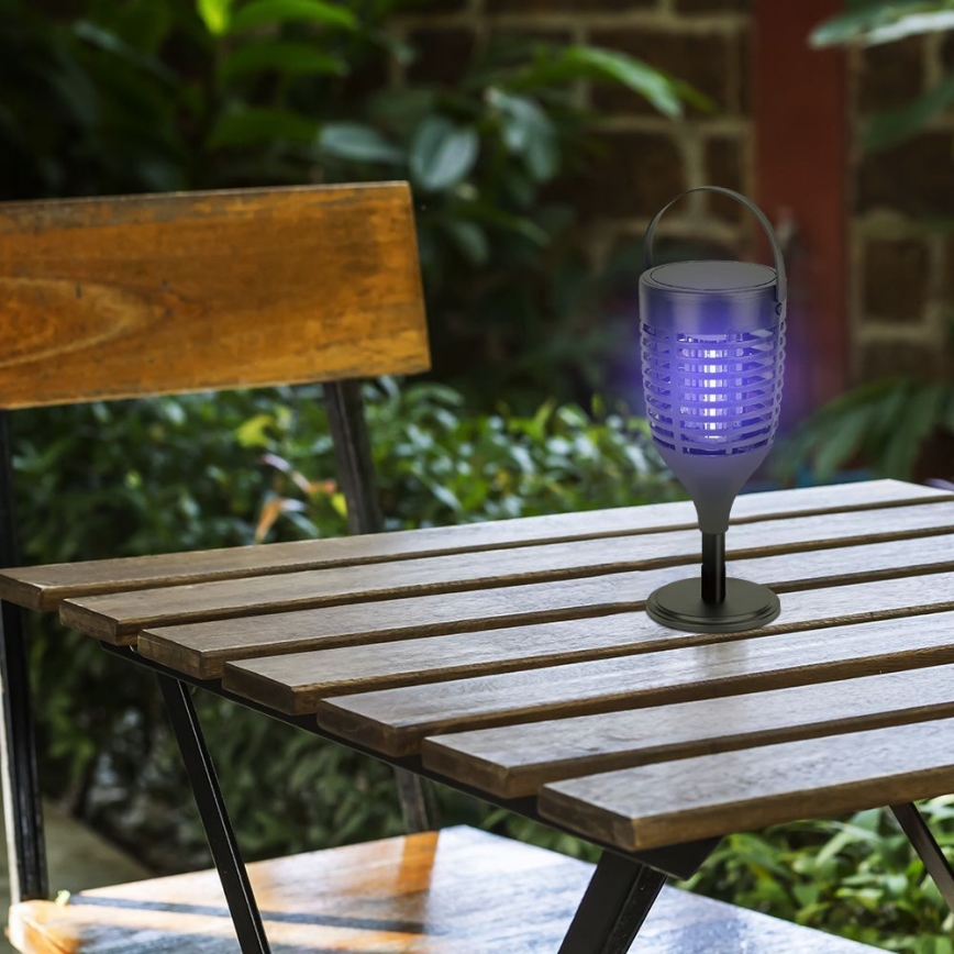 LED Solarna zamka za insekte 3u1 LED/1,3W/3,7V IP24