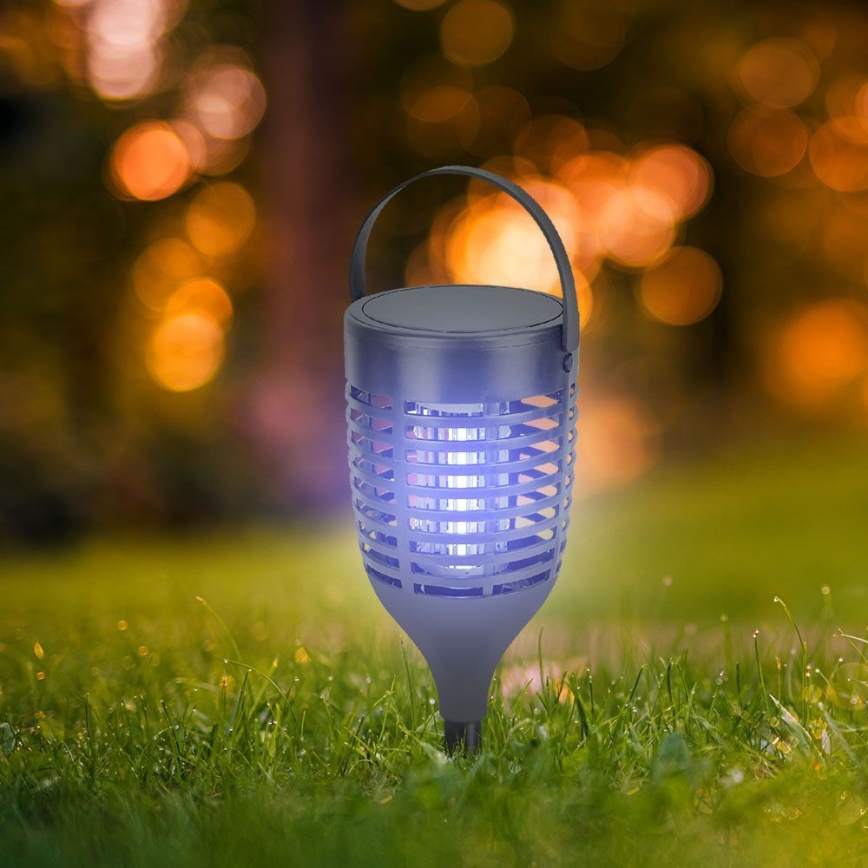 LED Solarna zamka za insekte 3u1 LED/1,3W/3,7V IP24