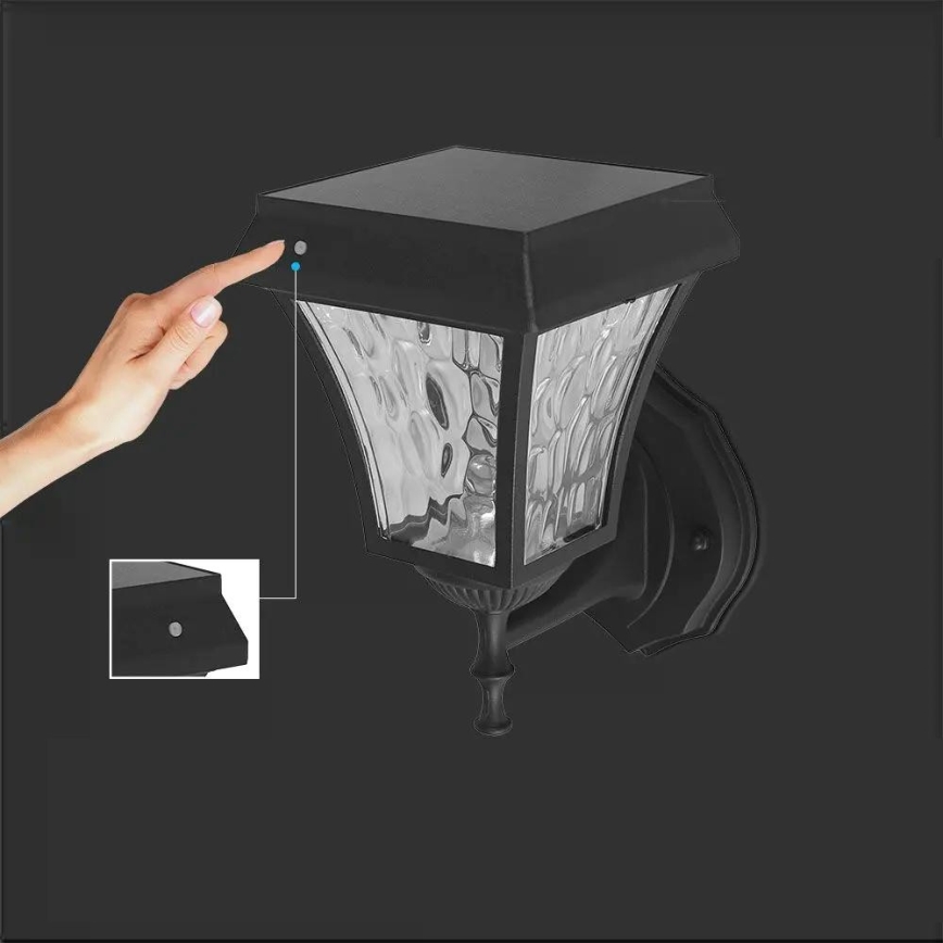 LED solarna zidna lampa 3u1 LED/2W/5,5V 3000K/6000K IP65 2200 mAh