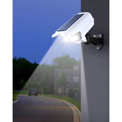 LED solarna maketa sigurnosne kamere sa senzorom KAMERA LED/1W/3,7V IP44 + daljinski upravljač