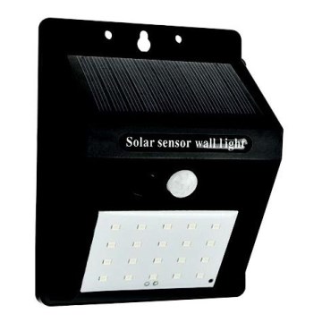 LED Solarna zidna lampa sa senzorom LED/0,55W/3,7V 6500K IP65