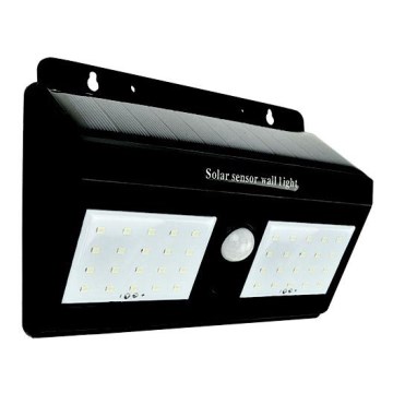 LED Solarna zidna lampa sa senzorom LED/1,2W/3,7V 6500K IP65