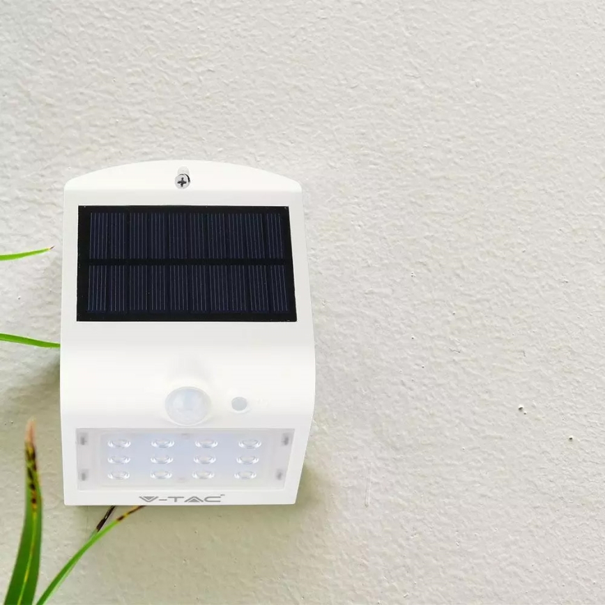 LED Solarna zidna lampa sa senzorom LED/1.5W/3,7V IP65 1200 mAh