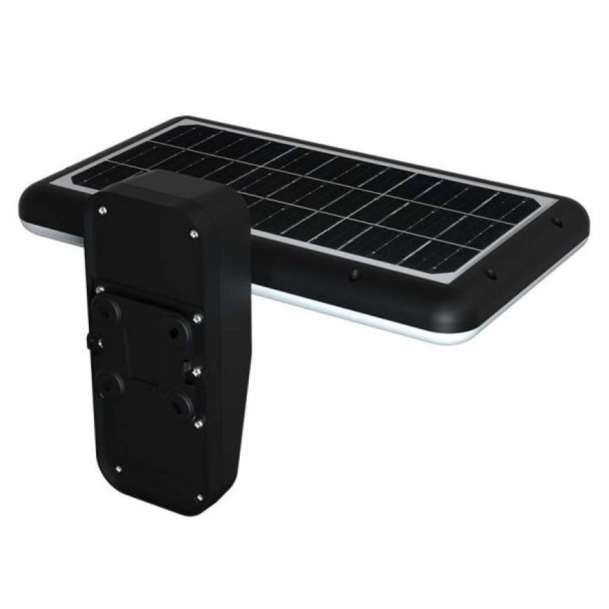 LED Solarna zidna lampa sa senzorom LED/15W/3,2V 4000K/6000K IP65 crno