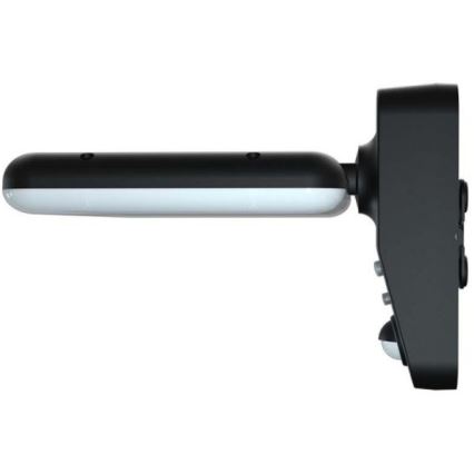 LED Solarna zidna lampa sa senzorom LED/15W/3,2V 4000K/6000K IP65 crno