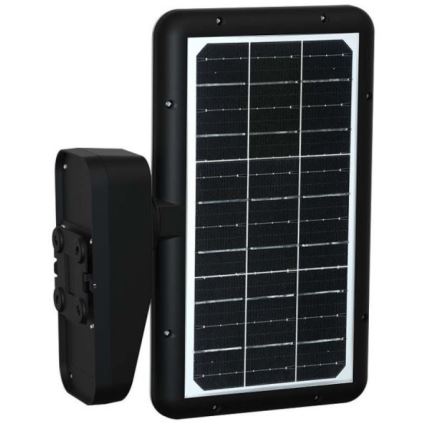 LED Solarna zidna lampa sa senzorom LED/15W/3,2V 4000K/6000K IP65 crno