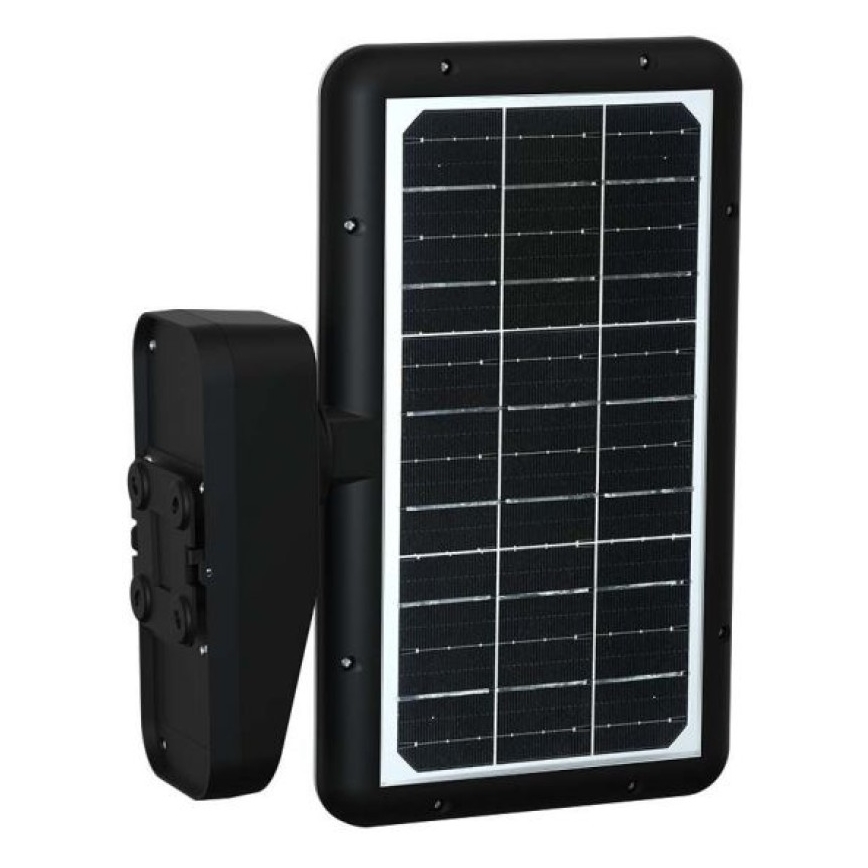 LED Solarna zidna lampa sa senzorom LED/15W/3,2V 4000K/6000K IP65 crno