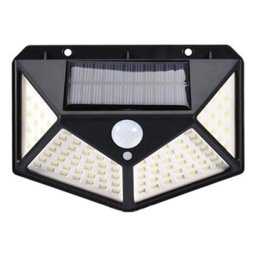 LED Solarna zidna lampa sa senzorom LED/1W/3,7V 6500K IP44