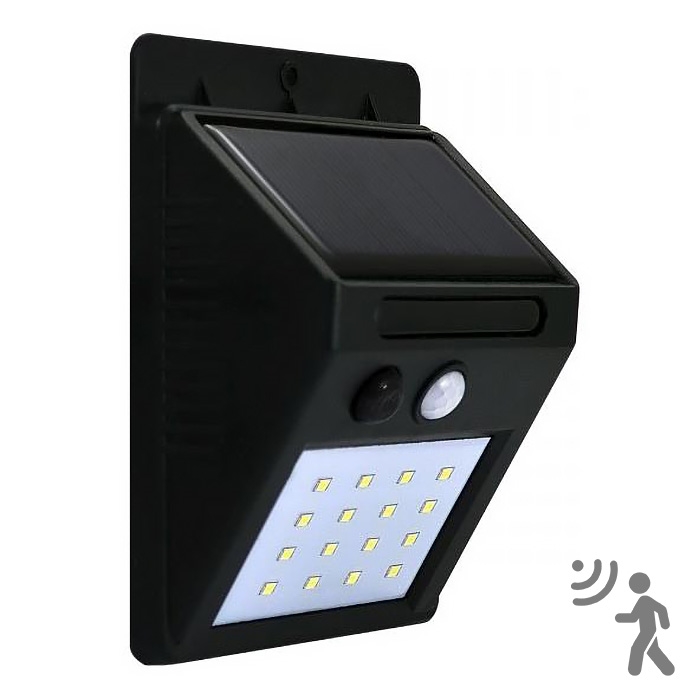 LED Solarna zidna lampa sa senzorom LED/2,2W IP44