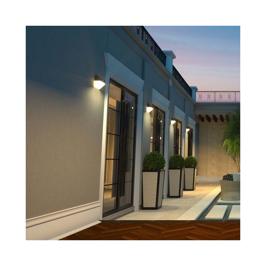 LED Solarna zidna lampa sa senzorom LED/2W/3,7V 4000K IP65