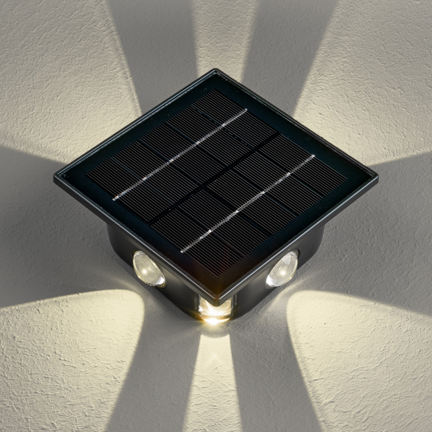 LED Solarna zidna lampa sa senzorom LED/2W/5V IP54 1300 mAh
