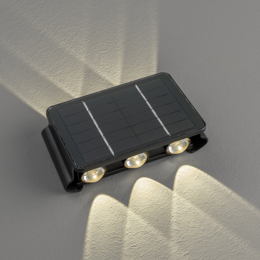 LED Solarna zidna lampa sa senzorom LED/2W/5V IP54 1300 mAh