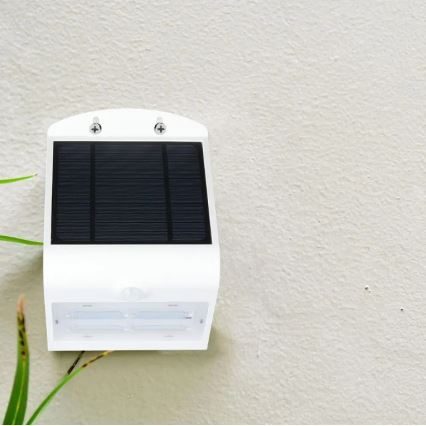 LED Solarna zidna lampa sa senzorom LED/3W/3,7V 3000/4000K IP65 bela