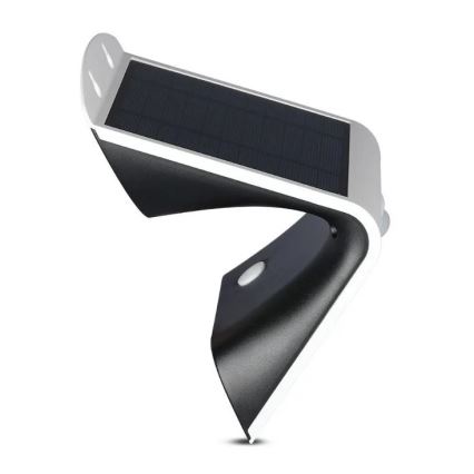 LED Solarna zidna lampa sa senzorom LED/3W/3,7V 3000/4000K IP65 bela