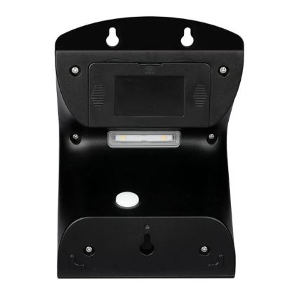 LED Solarna zidna lampa sa senzorom LED/3W/3,7V 3000/4000K IP65 2000 mAh crno