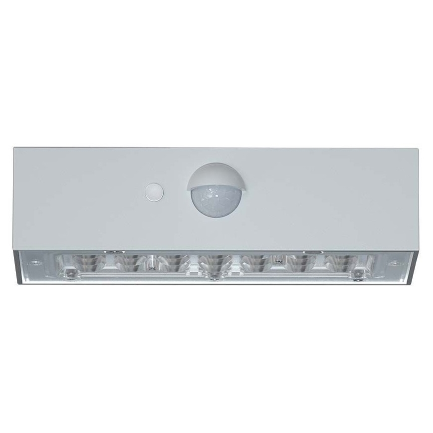 LED Solarna zidna lampa sa senzorom LED/3W/3,7V 3000K/4000K IP65 bela