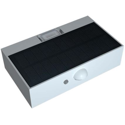 LED Solarna zidna lampa sa senzorom LED/3W/3,7V 3000K/4000K IP65 bela
