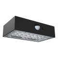 LED Solarna zidna lampa sa senzorom LED/3W/3,7V 3000K/4000K IP65 crno