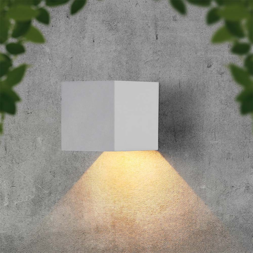 LED Solarna zidna lampa sa senzorom LED/3W/3,7V IP65 4000K bela