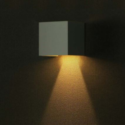 LED Solarna zidna lampa sa senzorom LED/3W/3,7V IP65 4000K bela