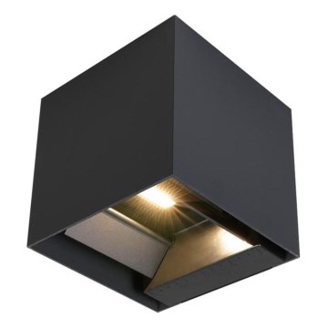 LED Solarna zidna lampa sa senzorom LED/3W/3,7V IP65 4000K crno