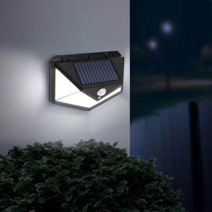 LED Solarna zidna lampa sa senzorom LED/5W/5,5V IP65 1200 mAh