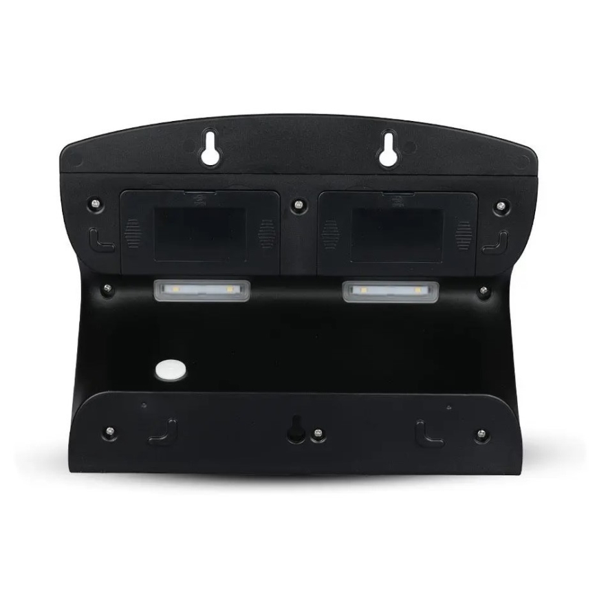 LED Solarna zidna lampa sa senzorom LED/7W/3,7V 4000K IP65 4000 mAh crno