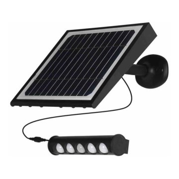 LED solarna zidna lampa sa senzorom LED/8W/3,7V 4000 mAh 4000K IP65