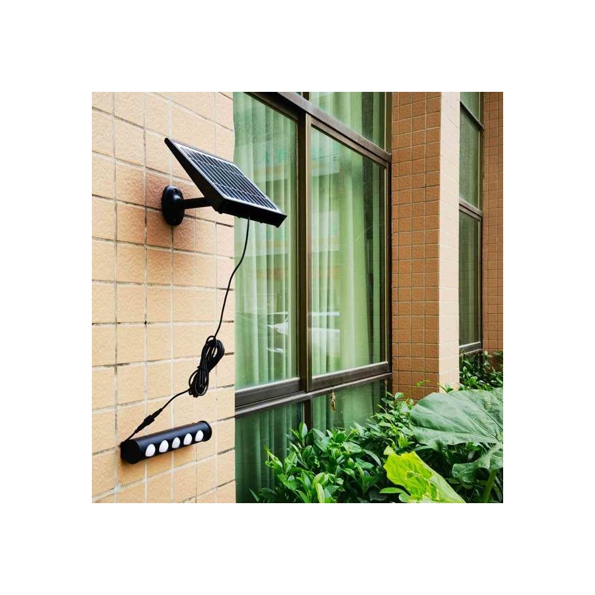 LED Solarna zidna lampa sa senzorom LED/8W/3,7V 4000 mAh 4000K IP65