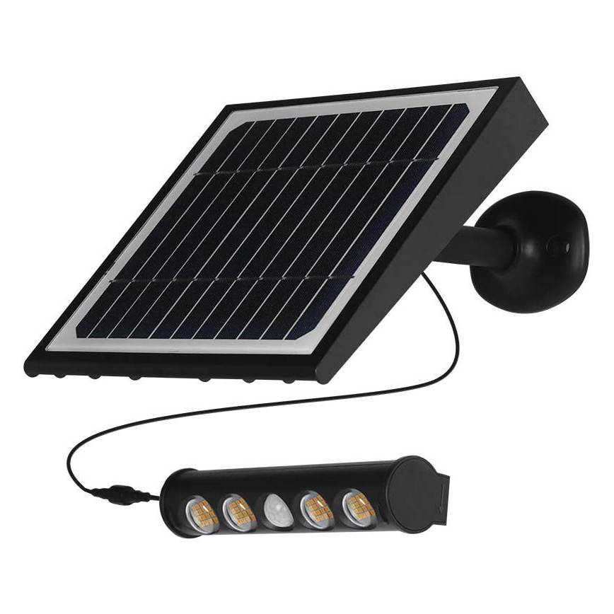 LED Solarna zidna lampa sa senzorom LED/8W/3,7V IP65 3000K 4000 mAh
