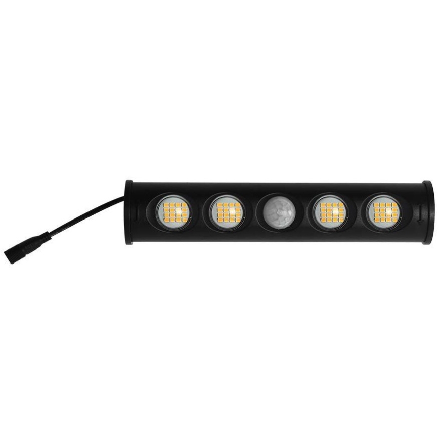 LED Solarna zidna lampa sa senzorom LED/8W/3,7V IP65 4000K 4000 mAh