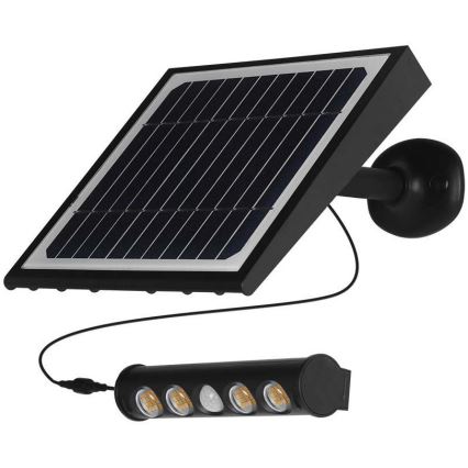 LED Solarna zidna lampa sa senzorom LED/8W/3,7V IP65 4000K 4000 mAh