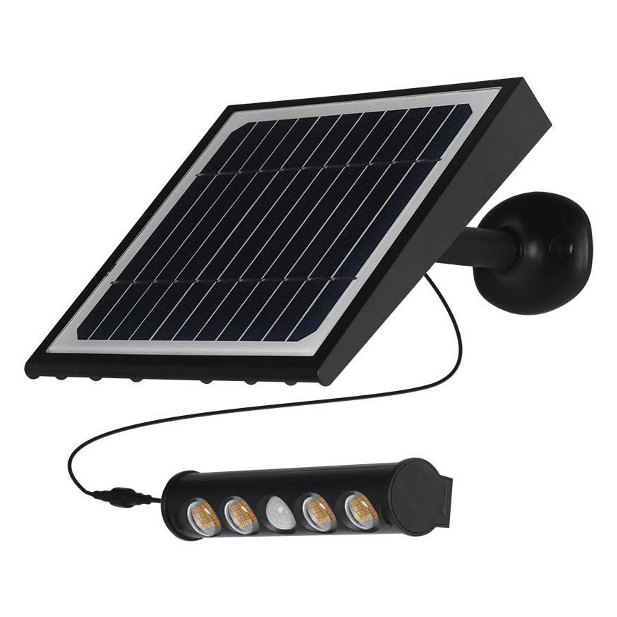 LED Solarna zidna lampa sa senzorom LED/8W/3,7V IP65 4000K 4000 mAh
